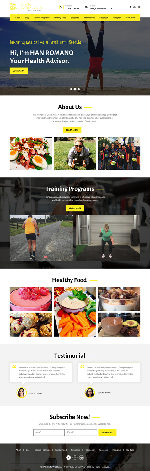 Web Design by rightway for this project | Design #18810474