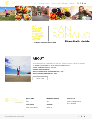 Web-Design von CharaFathimalil für dieses Projekt | Design: #18803063