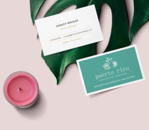 Business Card Design by Tilt for Puerto Rico Destination Weddings | Design: #18802122