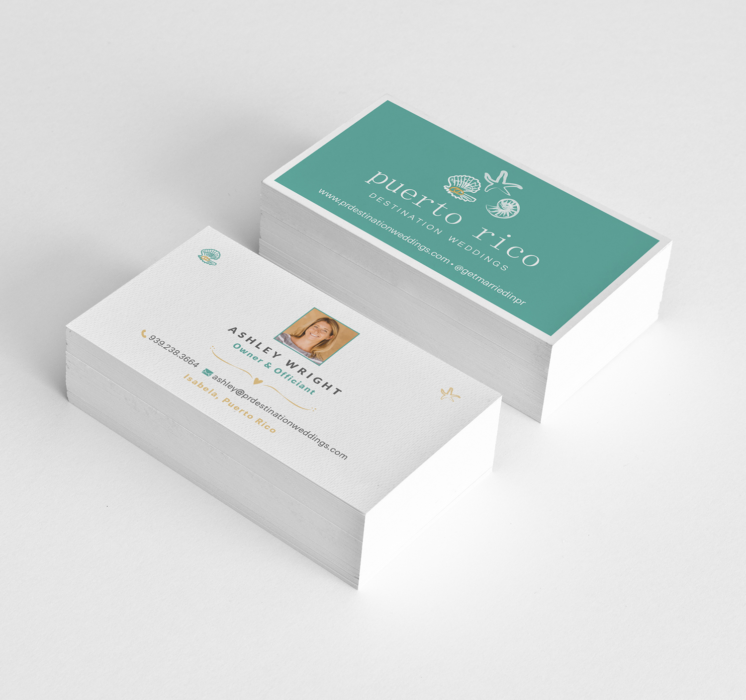Business Card Design by Tilt for Puerto Rico Destination Weddings | Design #18807634