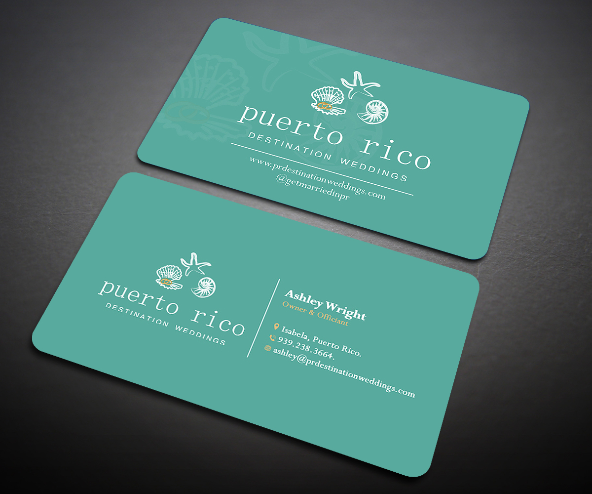 Business Card Design by Designers Hub for Puerto Rico Destination Weddings | Design #18799786