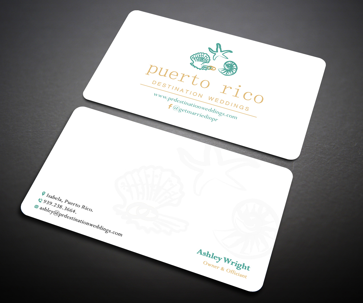 Business Card Design by Designers Hub for Puerto Rico Destination Weddings | Design #18800376