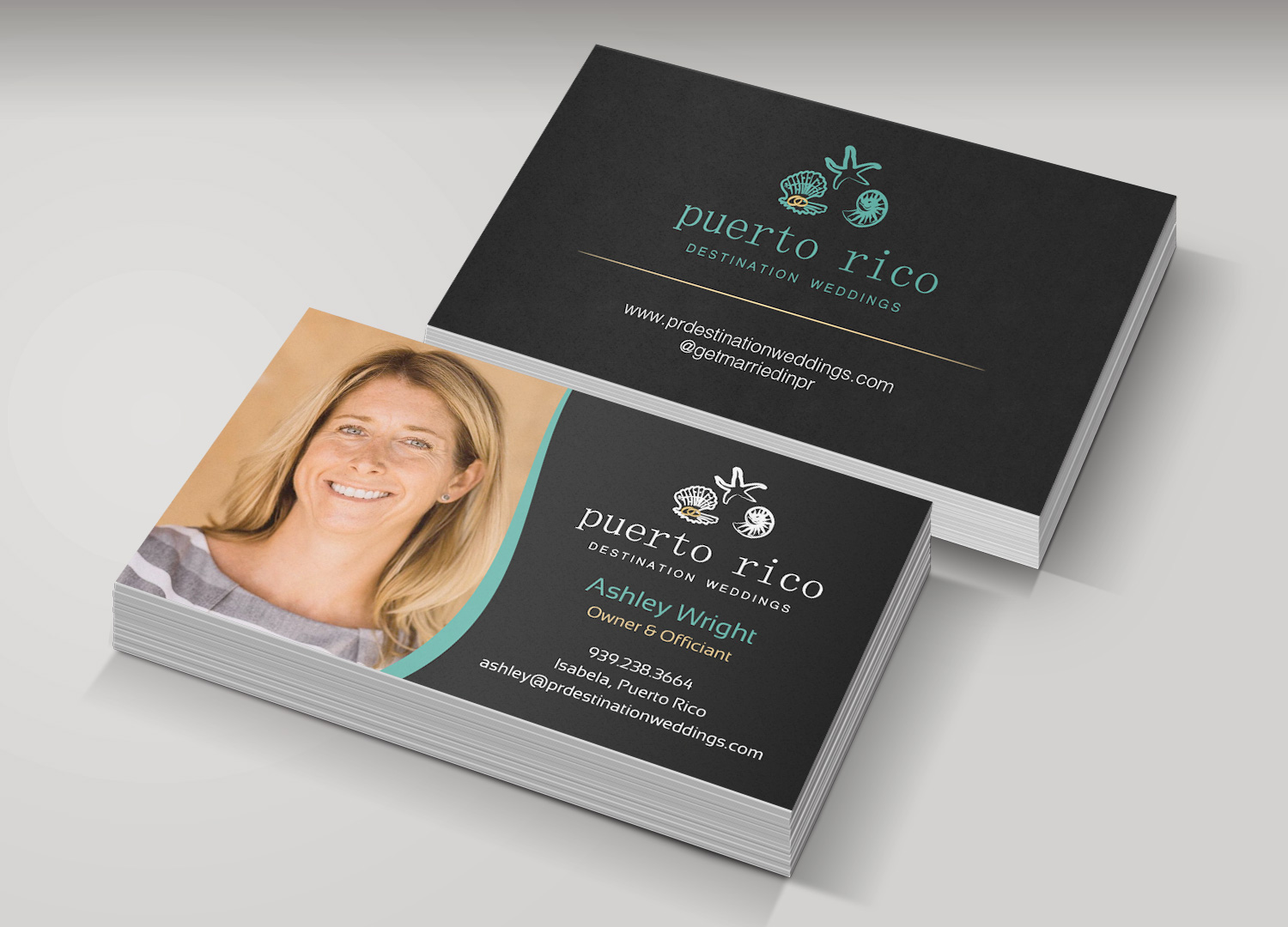 Business Card Design by Lanka Ama for Puerto Rico Destination Weddings | Design #18799253
