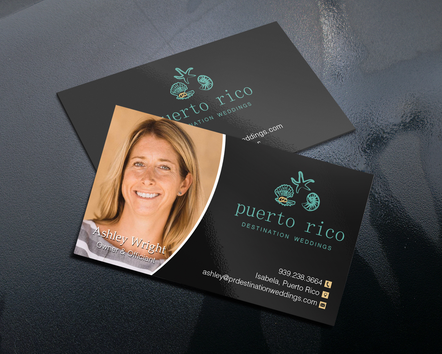 Business Card Design by Lanka Ama for Puerto Rico Destination Weddings | Design #18799254