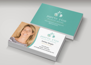 Business Card Design by Lanka Ama for Puerto Rico Destination Weddings | Design: #18800020