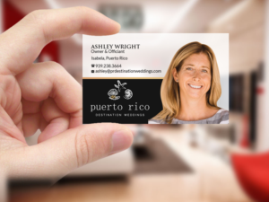 Design de Carte de Visite par Creations Box 2015 pour Puerto Rico Destination Weddings | Design #18814506