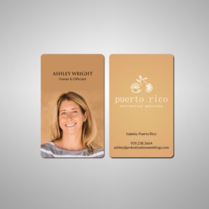 Business Card Design by Creations Box 2015 for Puerto Rico Destination Weddings | Design: #18814509