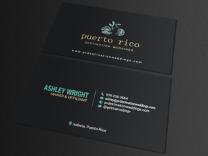 Business Card Design by chandrayaan.creative for Puerto Rico Destination Weddings | Design: #18803383
