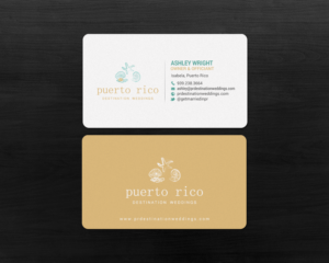 Business Card Design by chandrayaan.creative for Puerto Rico Destination Weddings | Design: #18803384