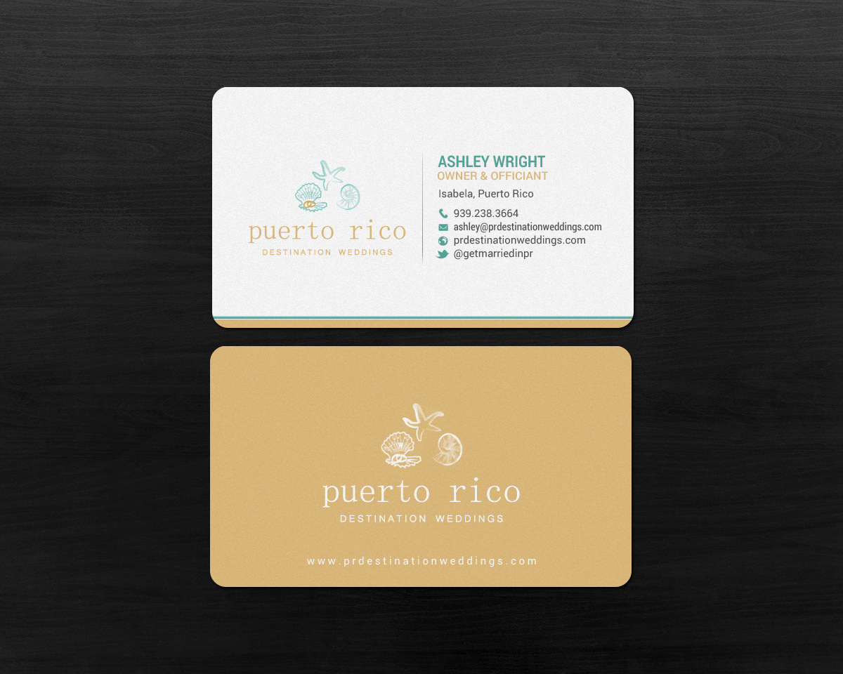 Business Card Design by chandrayaan.creative for Puerto Rico Destination Weddings | Design #18803386