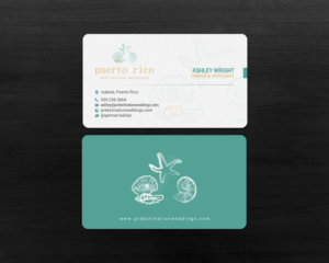 Business Card Design by chandrayaan.creative for Puerto Rico Destination Weddings | Design: #18803391