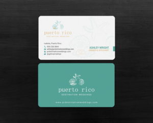 Business Card Design by chandrayaan.creative for Puerto Rico Destination Weddings | Design: #18803393
