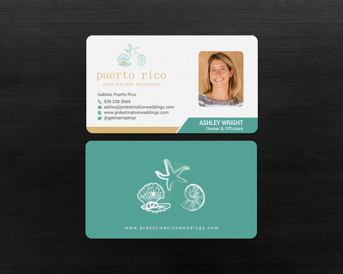 Design de Carte de Visite par chandrayaan.creative pour Puerto Rico Destination Weddings | Design #18803403