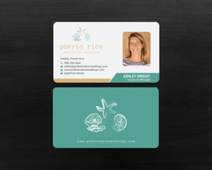 Business Card Design by chandrayaan.creative for Puerto Rico Destination Weddings | Design: #18803403