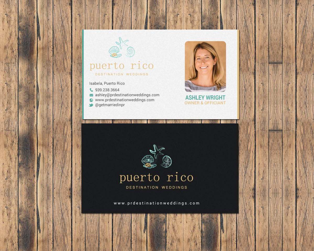 Business Card Design by chandrayaan.creative for Puerto Rico Destination Weddings | Design #18803404