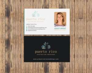 Business Card Design by chandrayaan.creative for Puerto Rico Destination Weddings | Design: #18803404