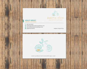 Business Card Design by chandrayaan.creative for Puerto Rico Destination Weddings | Design: #18803405