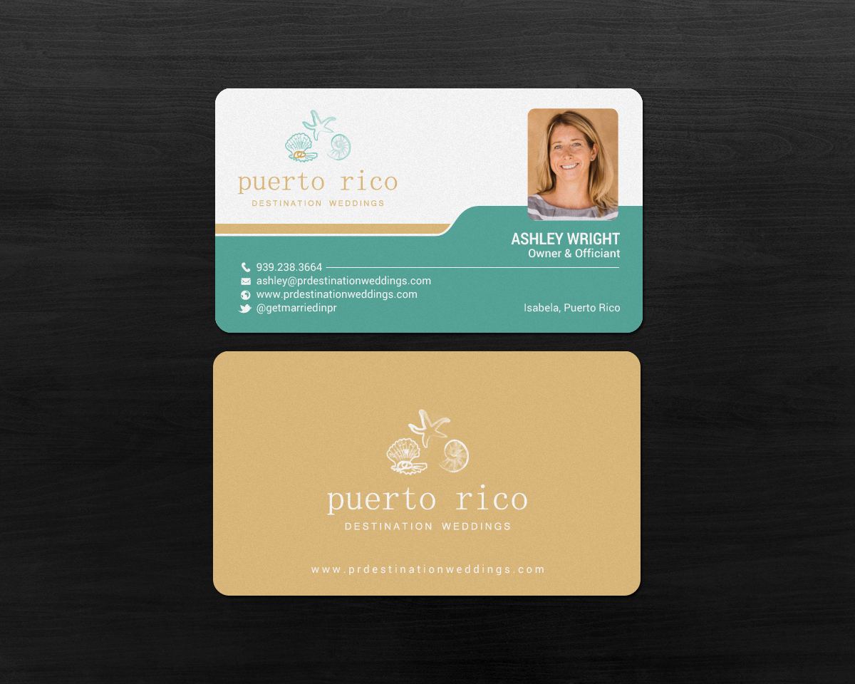 Business Card Design by chandrayaan.creative for Puerto Rico Destination Weddings | Design #18803406