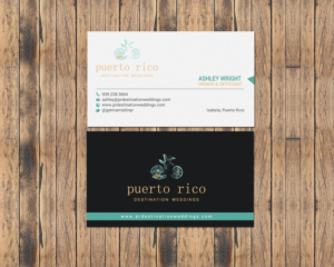 Business Card Design by chandrayaan.creative for Puerto Rico Destination Weddings | Design: #18803408