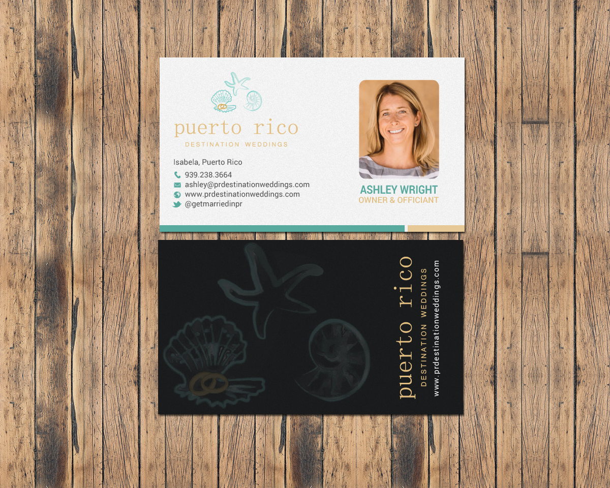 Business Card Design by chandrayaan.creative for Puerto Rico Destination Weddings | Design #18803409