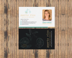 Business Card Design by chandrayaan.creative for Puerto Rico Destination Weddings | Design: #18803409