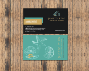Business Card Design by chandrayaan.creative for Puerto Rico Destination Weddings | Design: #18803410