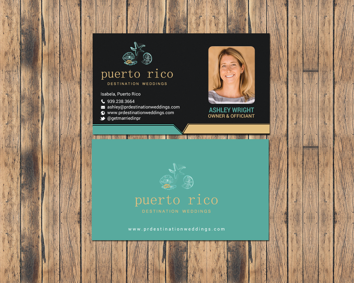 Design de Carte de Visite par chandrayaan.creative pour Puerto Rico Destination Weddings | Design #18803412