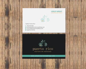 Business Card Design by chandrayaan.creative for Puerto Rico Destination Weddings | Design: #18803417