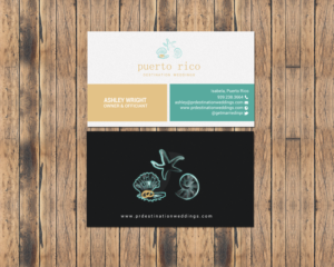 Business Card Design by chandrayaan.creative for Puerto Rico Destination Weddings | Design: #18803420
