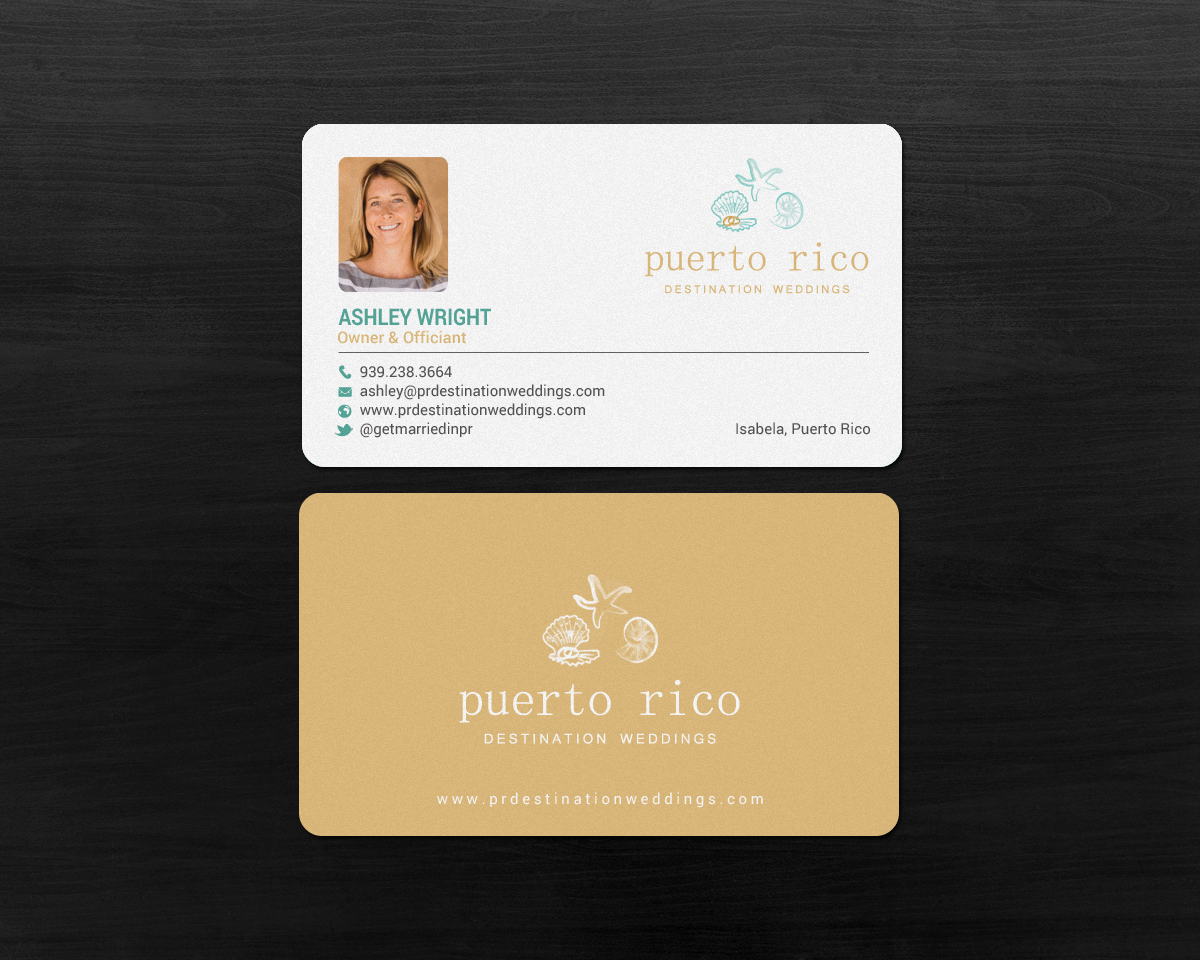 Business Card Design by chandrayaan.creative for Puerto Rico Destination Weddings | Design #18804588