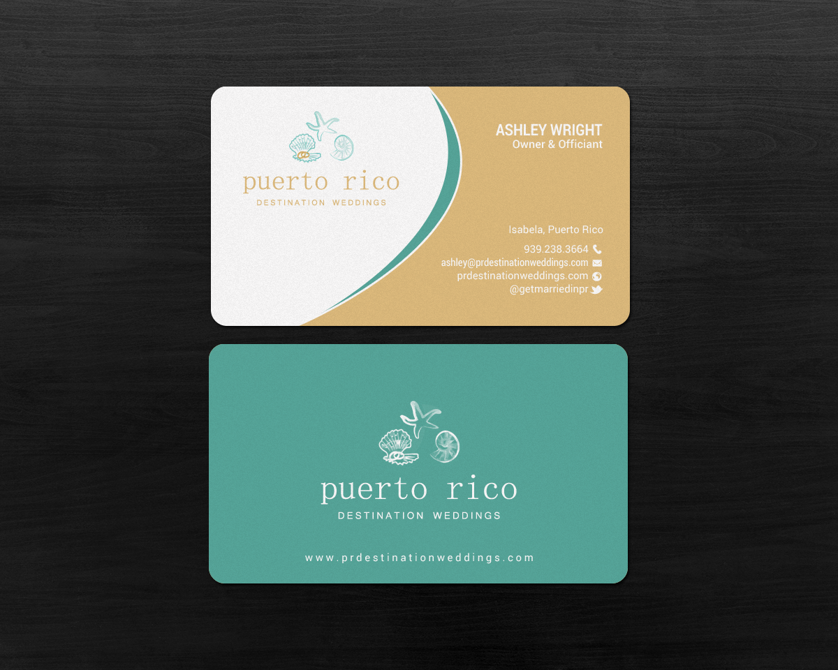 Business Card Design by chandrayaan.creative for Puerto Rico Destination Weddings | Design #18804600