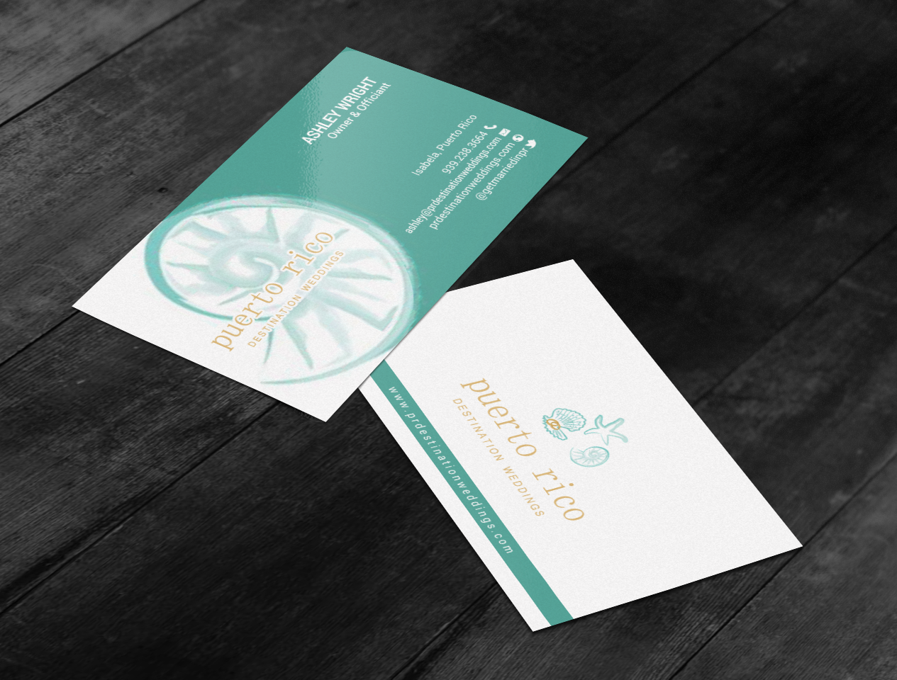 Business Card Design by chandrayaan.creative for Puerto Rico Destination Weddings | Design #18804601
