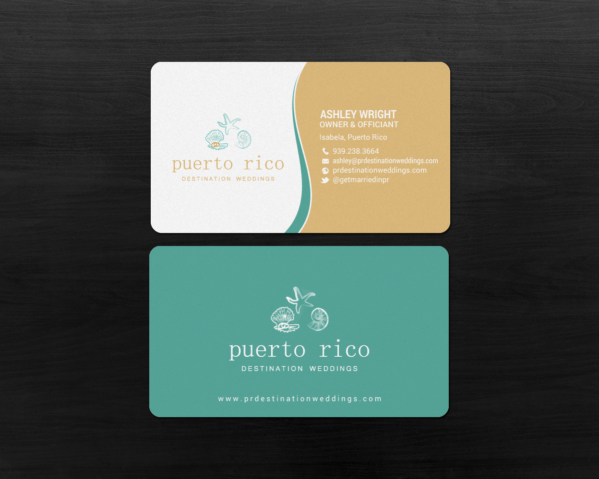 Business Card Design by chandrayaan.creative for Puerto Rico Destination Weddings | Design #18804628