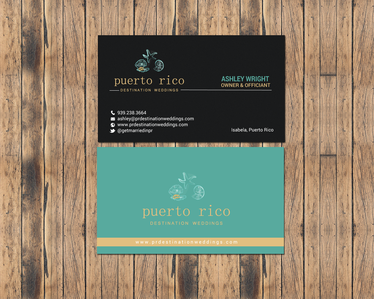 Business Card Design by chandrayaan.creative for Puerto Rico Destination Weddings | Design #18804630