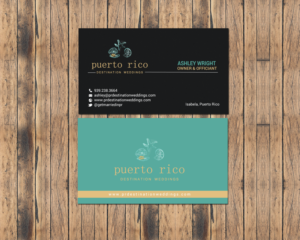 Business Card Design by chandrayaan.creative for Puerto Rico Destination Weddings | Design: #18804630