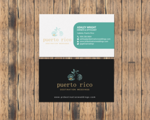 Business Card Design by chandrayaan.creative for Puerto Rico Destination Weddings | Design: #18804632