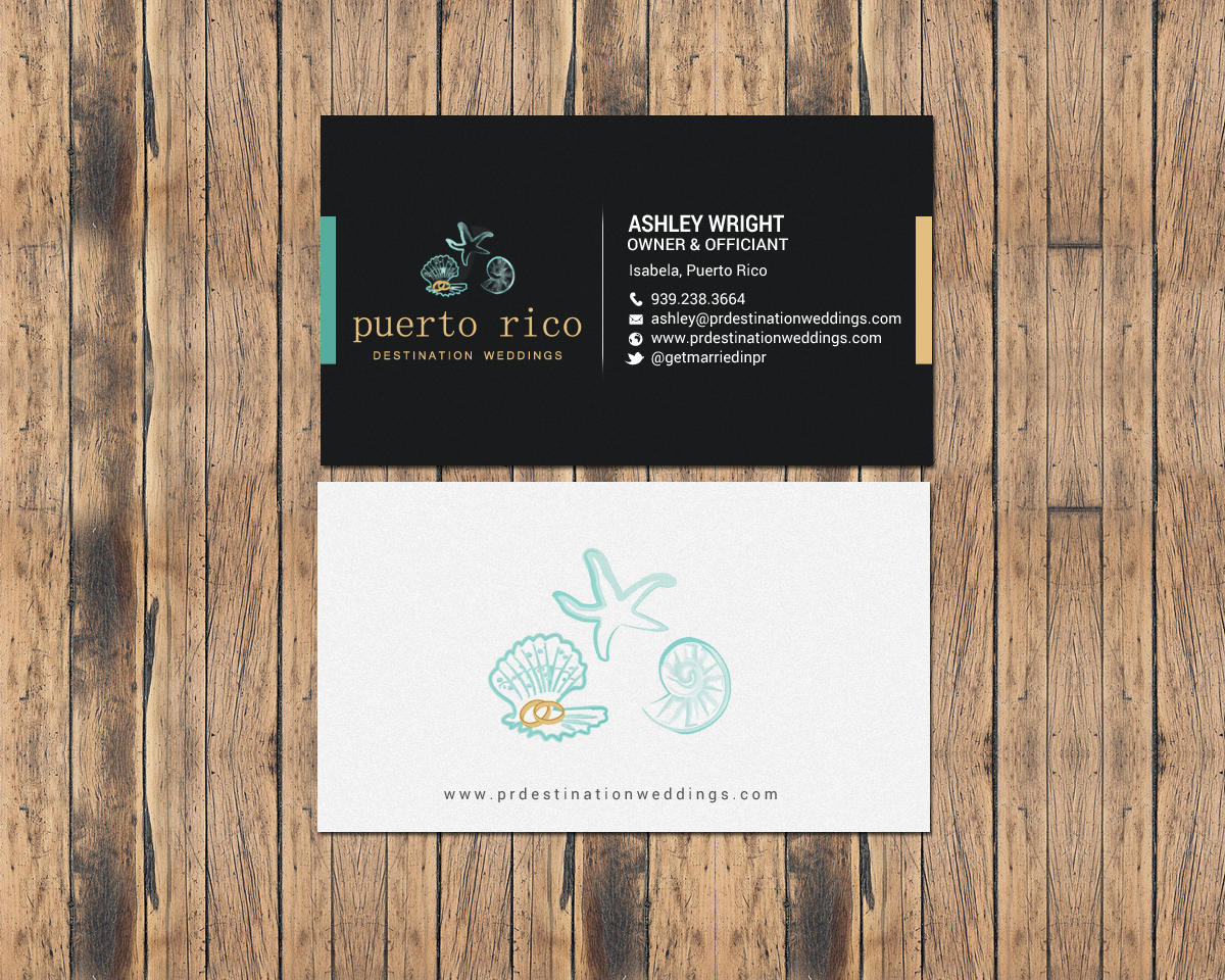 Business Card Design by chandrayaan.creative for Puerto Rico Destination Weddings | Design #18804641