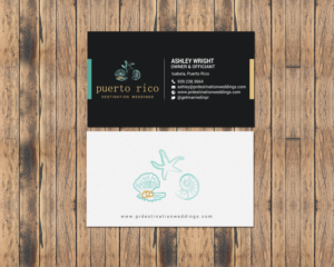 Business Card Design by chandrayaan.creative for Puerto Rico Destination Weddings | Design: #18804641