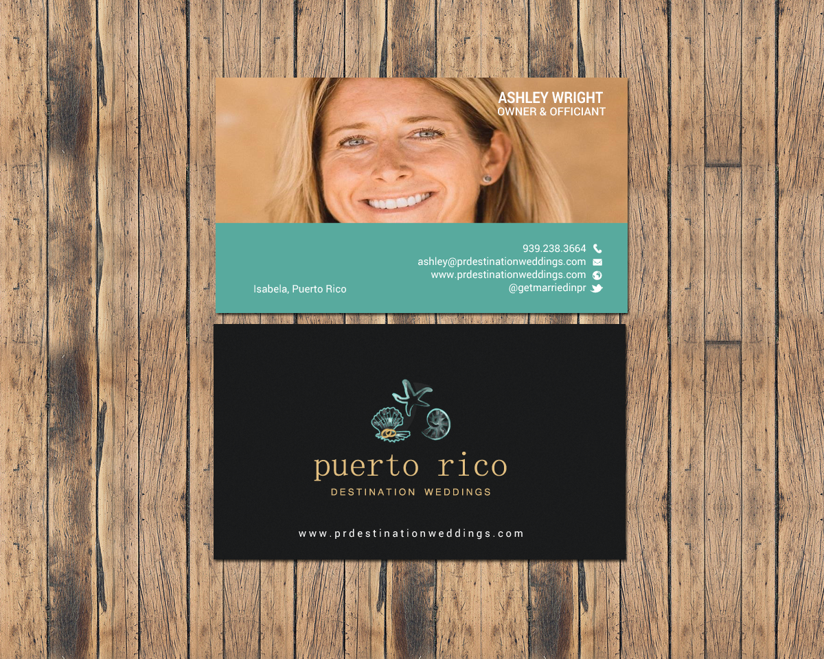 Business Card Design by chandrayaan.creative for Puerto Rico Destination Weddings | Design #18804643
