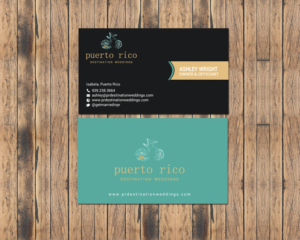 Business Card Design by chandrayaan.creative for Puerto Rico Destination Weddings | Design: #18804647