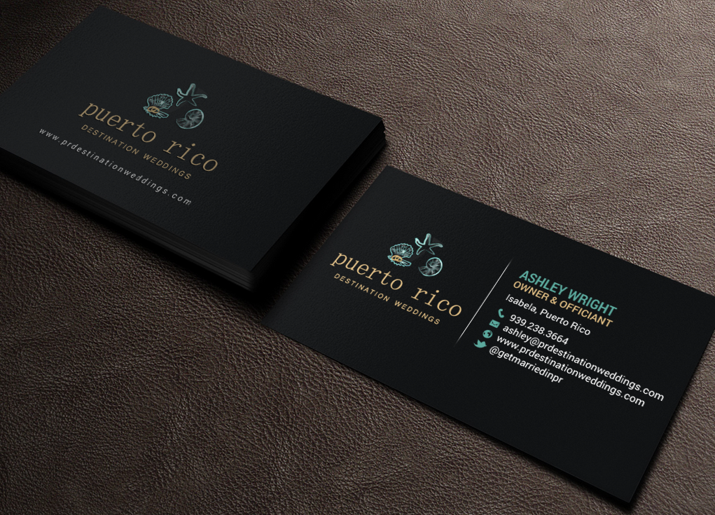 Design de Carte de Visite par chandrayaan.creative pour Puerto Rico Destination Weddings | Design #18807259