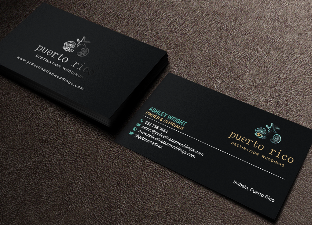 Business Card Design by chandrayaan.creative for Puerto Rico Destination Weddings | Design #18807262