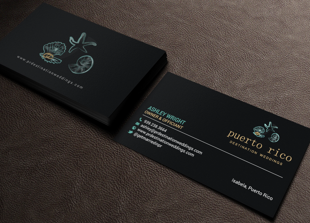 Business Card Design by chandrayaan.creative for Puerto Rico Destination Weddings | Design #18807266