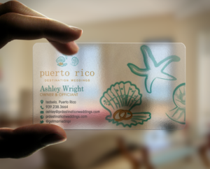 Business Card Design by chandrayaan.creative for Puerto Rico Destination Weddings | Design: #18817536