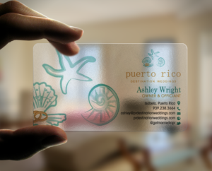 Business Card Design by chandrayaan.creative for Puerto Rico Destination Weddings | Design: #18817537