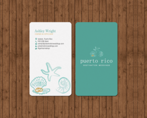 Business Card Design by chandrayaan.creative for Puerto Rico Destination Weddings | Design: #18817538