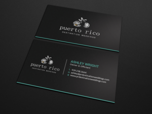 Business Card Design by Tripti Ranjan Gain for Puerto Rico Destination Weddings | Design: #18806914