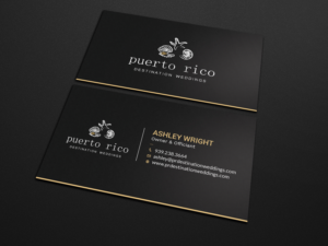 Business Card Design by Tripti Ranjan Gain for Puerto Rico Destination Weddings | Design: #18806915