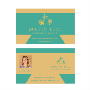 Design de Carte de Visite par nader Designer pour Puerto Rico Destination Weddings | Design #18821095