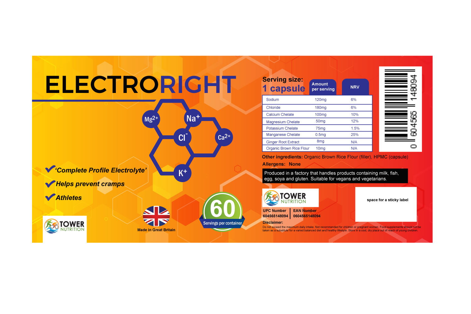Label Design by Parul for Tower Nutrition | Design #18832375